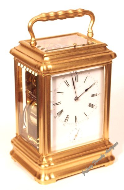 Giant carriage clock by Drocourt, Paris c1875