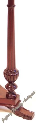 Leg of circular occasional table c1870