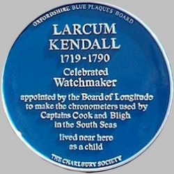 Larcum Kendall Blue Plaque