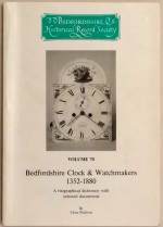 Pickford (C.): Bedfordshire Clock & Watchmakers 1352 - 1880