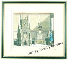 An Engraving of Richard Green’s Lichfield Clock, dated 1748 An Engraving of Richard Green’s Lichfield Clock, dated 1748