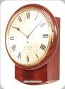 A mahogany drop dial wall timepiece by Robert William Dutton, London c1850