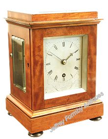 Satinwood Timepiece c1850