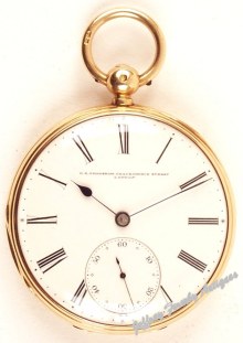 G. E. Frodsham, London hallmarked 1863 G. E. Frodsham, London hallmarked 1863